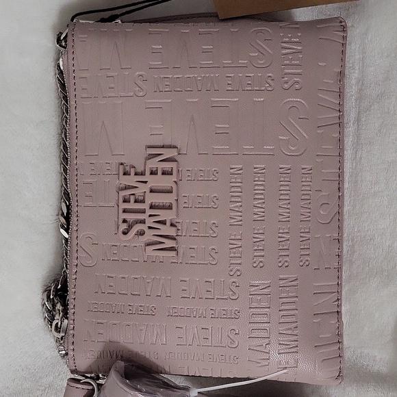 Steve Madden Blush Embossed Crossbody Bag - Picture 2 of 9